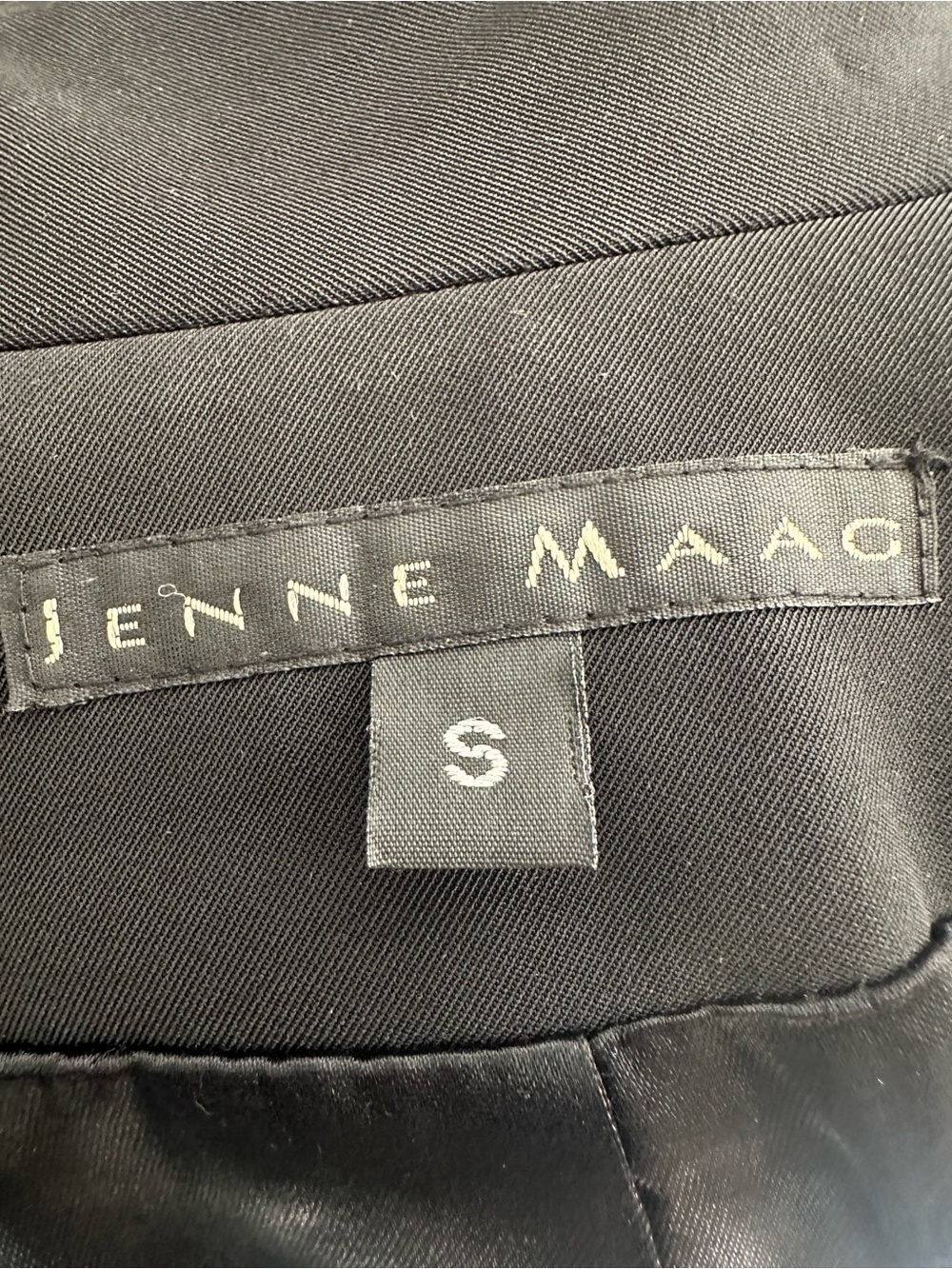 $200 Jenne Maag Black Women's Single-Breasted Blazer Jacket - Picture 3 of 4